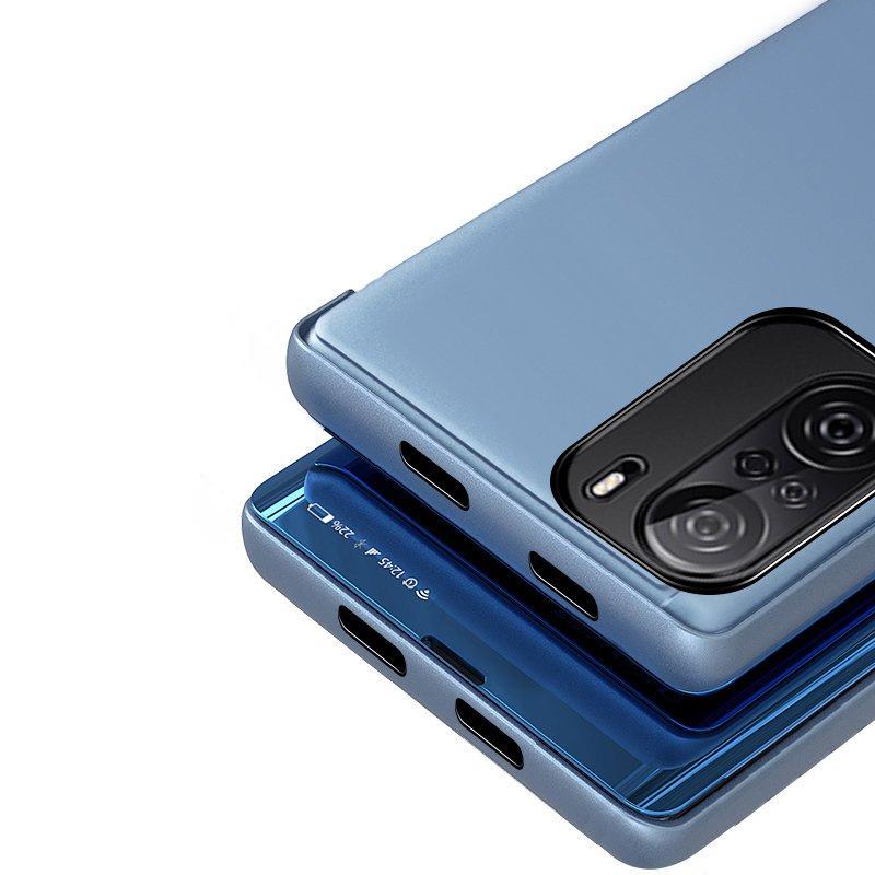 Xiaomi Redmi K40 Pro+ / K40 Pro / K40 / Poco F3 Blue Flip Cover - Premium Clear View Case