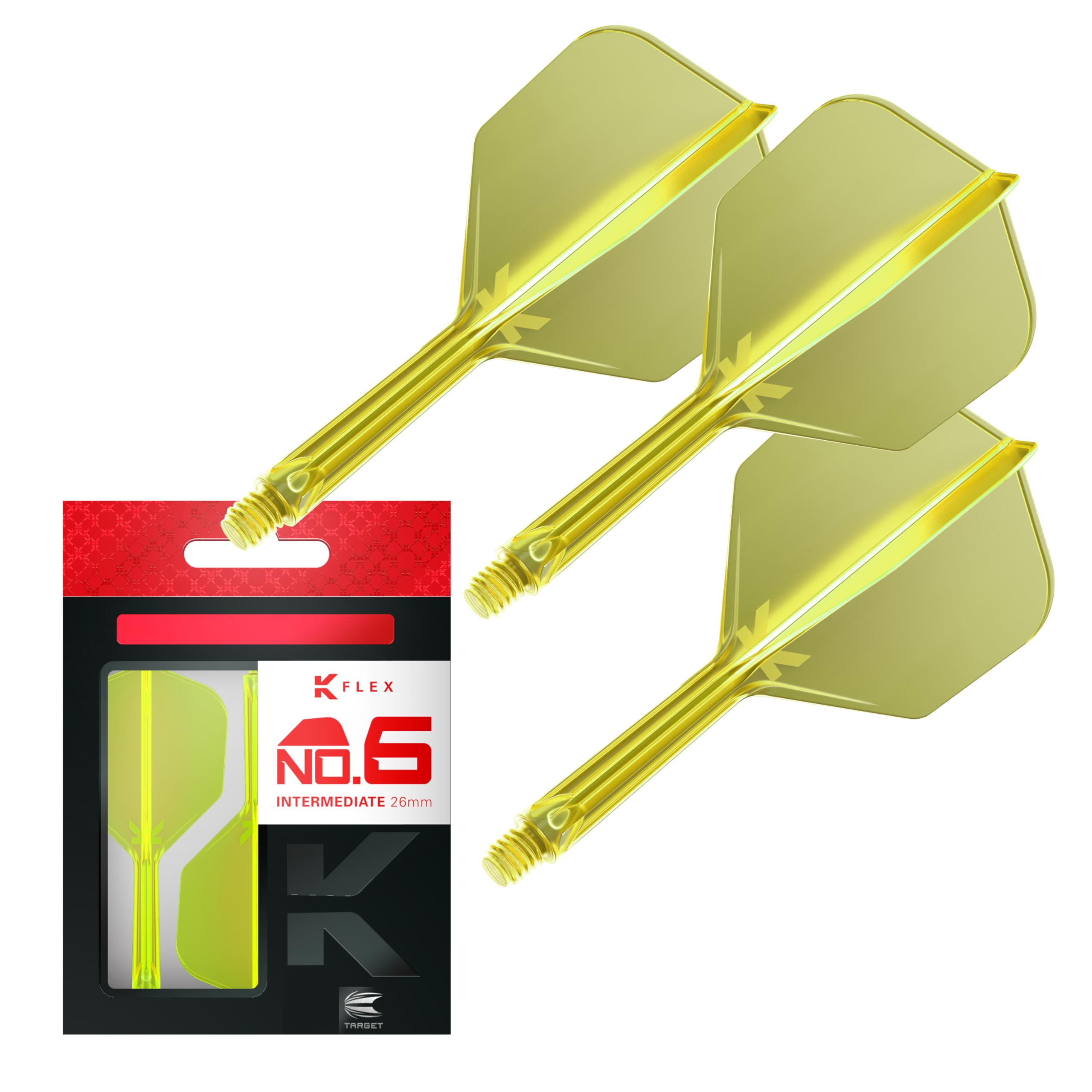 

TARGET FLIGHT NEON K-FLEX SHAPE/NO6 (неоновый цвет) (26мм желтый)