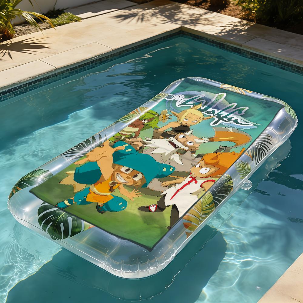 Game Cute Funny Art W-wakfu Vintage Towel Soft Beach Towels Trip Swim Pool Bathing Towel Gym Spa Home Decor Gift Holiday