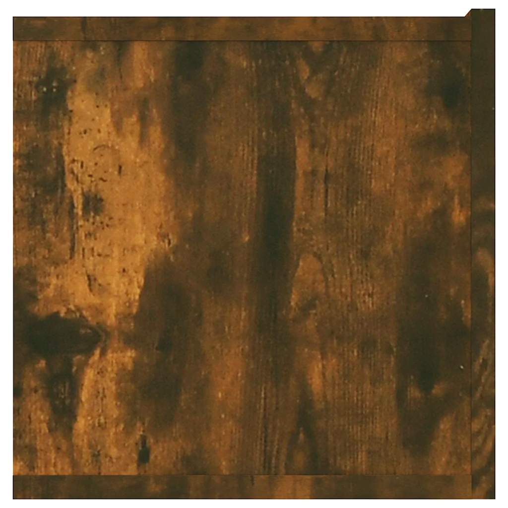 Vidaxl Ścienna Szafka Tv, Przydymiony Dąb, 80X30X30 Cm