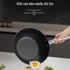 SANHO 0-Coating Non-Stick Wok with Smart Temperature Sensor