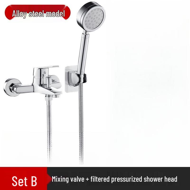 OEING Wall-Mounted Stainless Steel Cold/Hot Shower Faucet