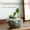 Miling New Chinese Ceramic Lotus Pod Water Fountain Ornament