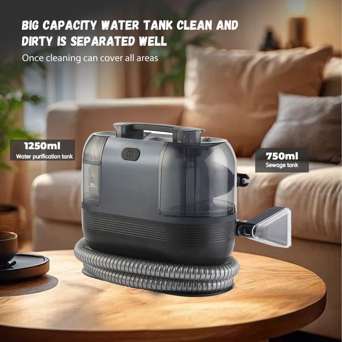Vacuum cleaner Water cleaner 1500W, Carpet cleaning machine 15 KPa, Action radius 5 m for Sofa, Carpet, Padding, Car