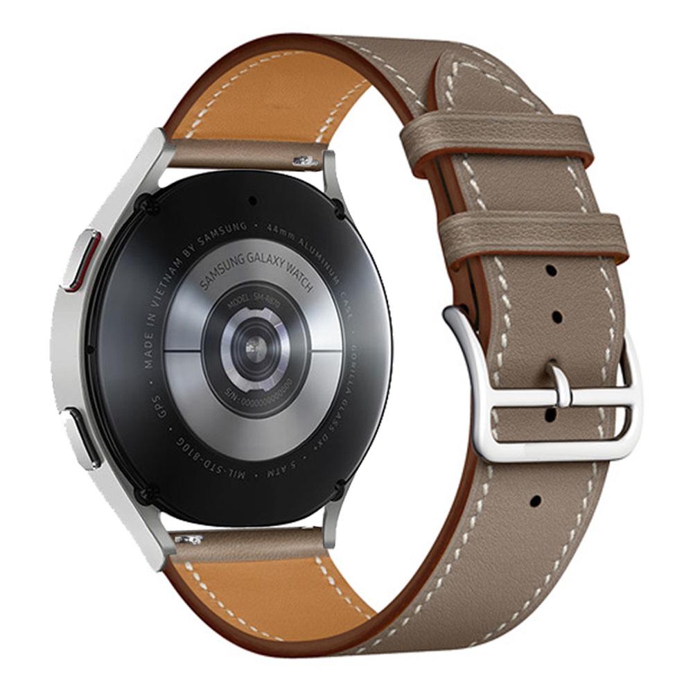 Hermes Leather Strap for 20/22mm Huawei GT, Samsung Galaxy, Garmin Venu