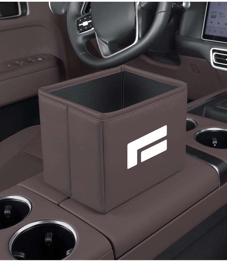 Jishi 01 Car Storage Box - Multi-functional Foldable Organizer & Trash Can
