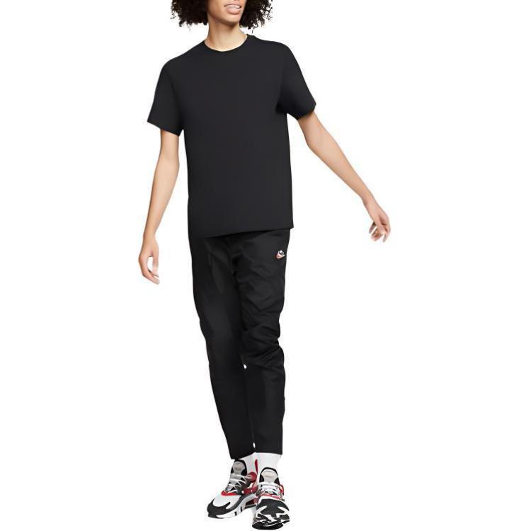 Nike T Shirts Men's Black Crew Neck Moderate CZ6367-010