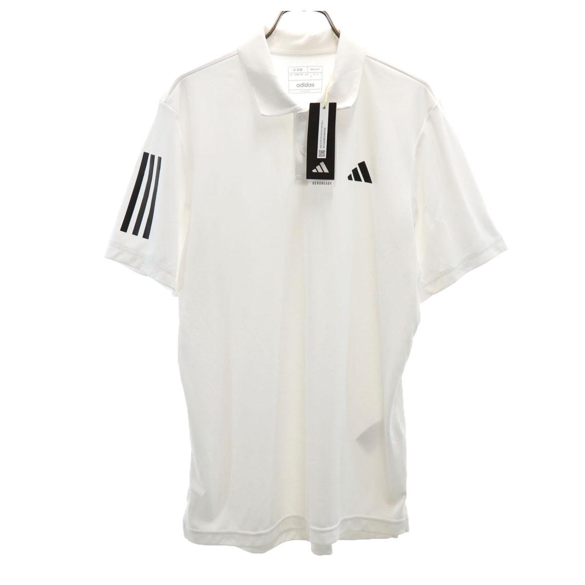 

adidas unused Short sleeve Regular fit Polo shirt M white Men s Used