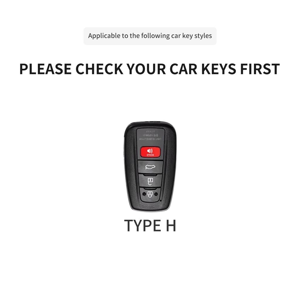 Car Key Case Cover For Toyota CHR Camry RAV4 C-HR Corolla Highlander Prius Land Cruiser Prado Car Remote Key Case Decoratives