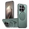 Coque de téléphone avec support magnétique en métal rotatif à 360° pour Xiaomi 17T Pro 5G, cadre en TPU, armure en plastique dur, housse de protection antichoc
