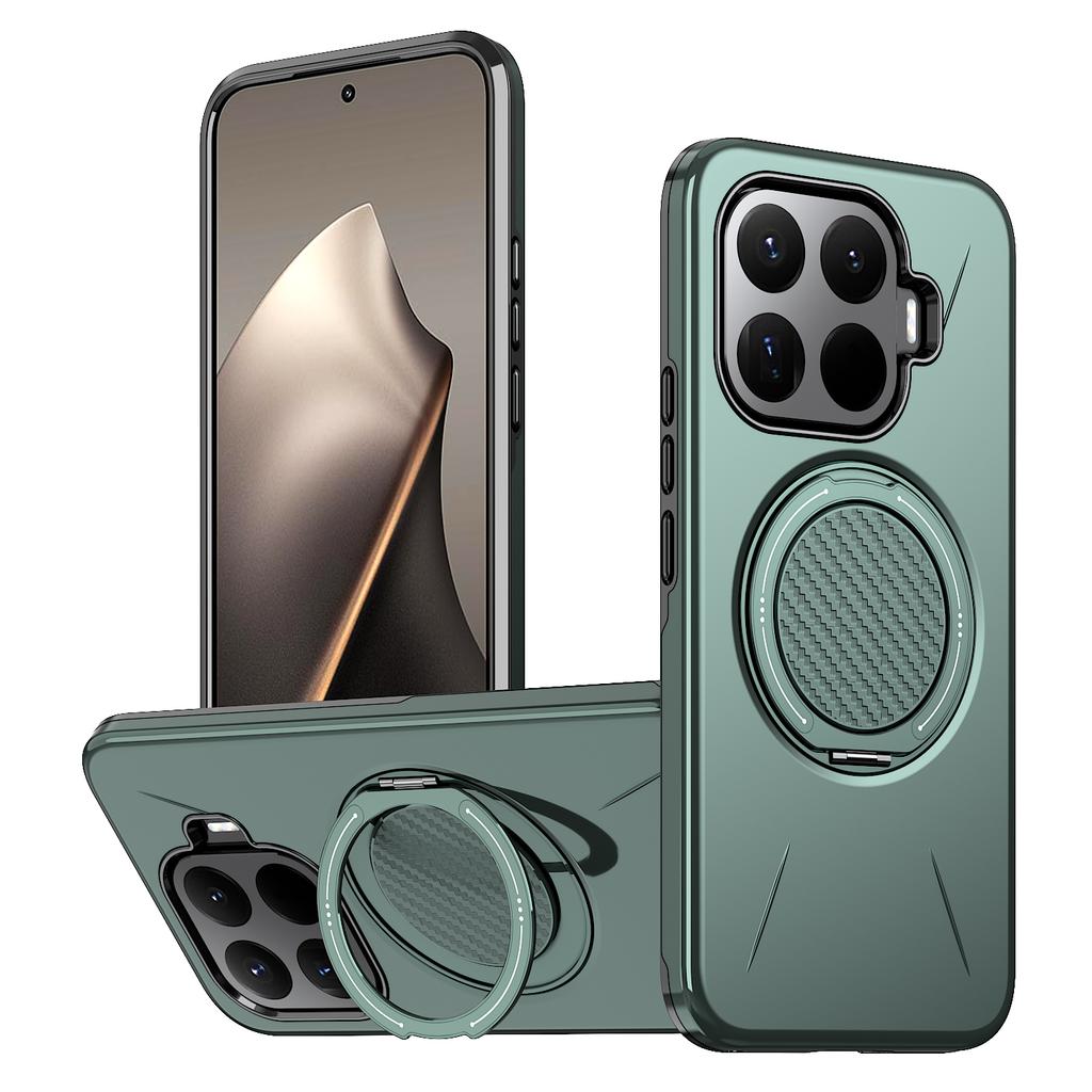 Coque de téléphone avec support magnétique en métal rotatif à 360° pour Xiaomi 17T Pro 5G, cadre en TPU, armure en plastique dur, housse de protection antichoc