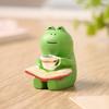 Unique Rocking Chair Design Decorate Compact Funny Frog Sculpture Desktop Decoration Home Supplies Miniature Frog Figurines