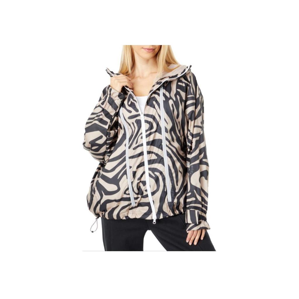 adidas Geometric Pattern Full Print Long Sleeve Hooded Jacket Women Jacket H59960
