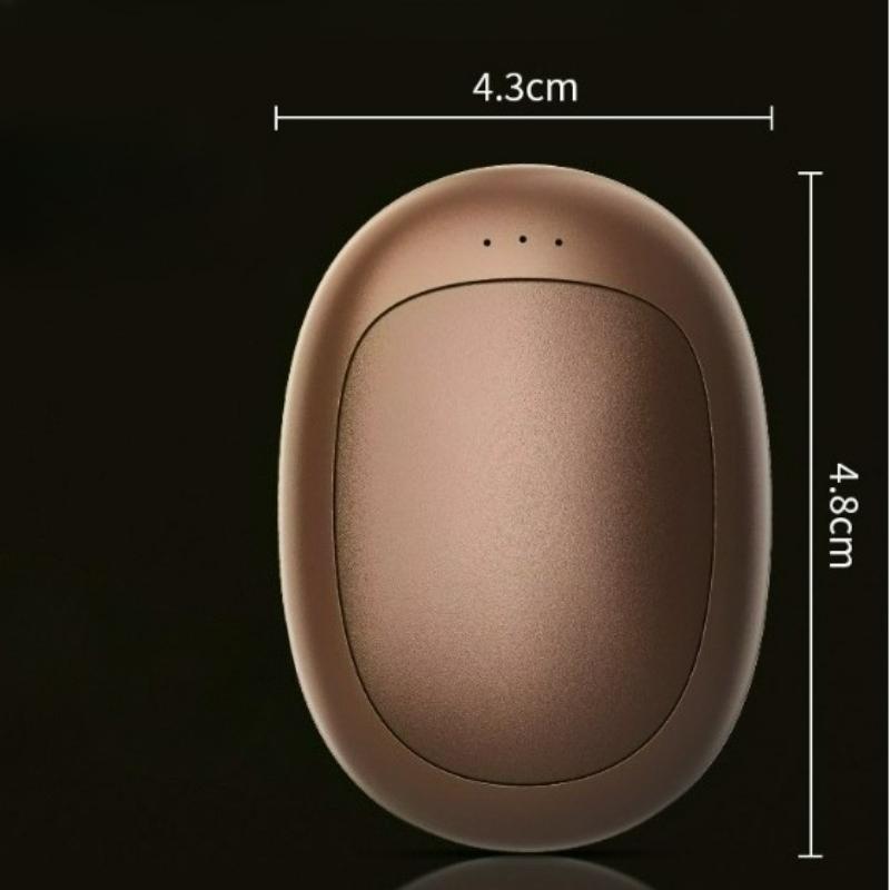 Magnetic Electric Hand Warmers 5000mAh Large Capacity 3 Heat Settings Portable USB Hand Warmer for Winter Outdoors Camping