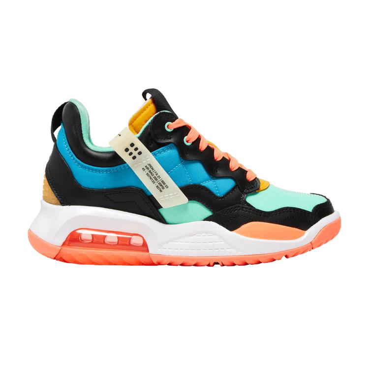Air Jordan MA2 GS Black Light Blue Fury 37.5