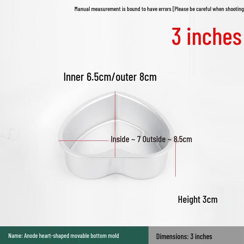 

Heart-Shaped Anodized Baking Molds