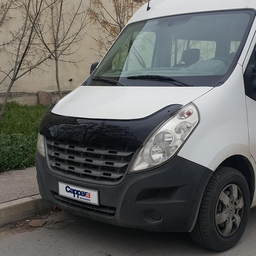 FOR Renault Master Front Hood Protection Spoiler 2010 To 2014 Models Front Bug Shield Hood Deflector Guard