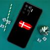 Dänemark Flagge Hülle Für Oppo A40 A60 A80 A16 A76 A96 A18 A38 A58 A78 A98 A91 A15 A17 A74 A94 A54 A57S Cover