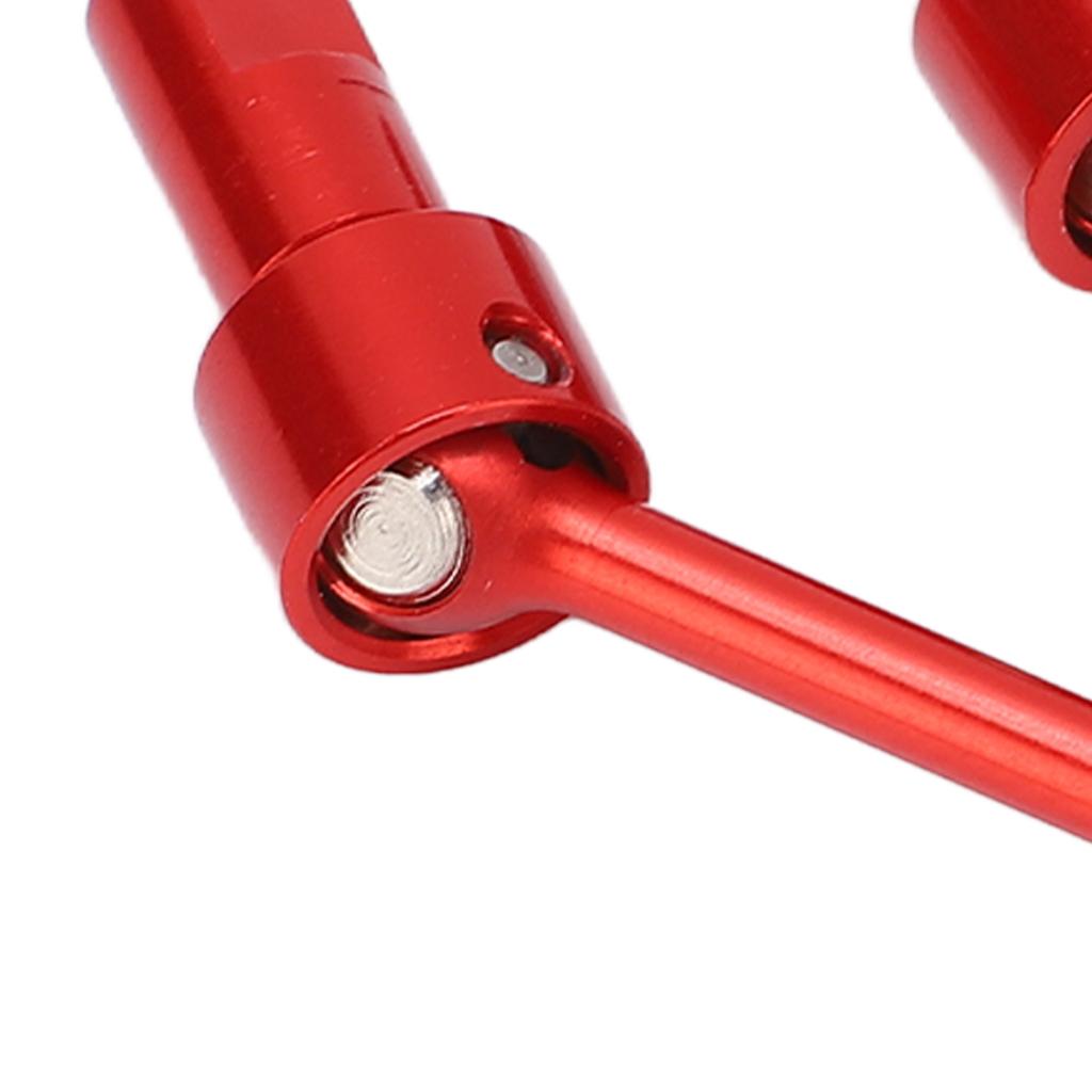 2 Pcs Front Rear Drive Shaft Aluminium Alloy RC CVD Front Rear Drive Shaft for   Latrax Teton 1Celsius18 Car