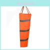 Thick Waterproof Fluorescent Windsock Reflective Windsock For Outdoor Inspections