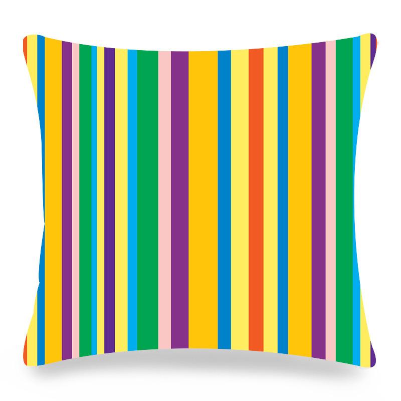Home Decor Colorful Patterns Decorative Digital Print Pattern Cushion Cover Suitable for Sofa Bedroom Car Pillow Cover