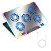 Laptop Radiator Cooler Stand Digital Display Height Adjustable Low Noise Portable Notebook Stand Gaming Laptop Cooling Pad