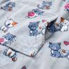 Very Soft Dressing Gown Blanket Robe Lazy Robe Grey Cats 100 Cm