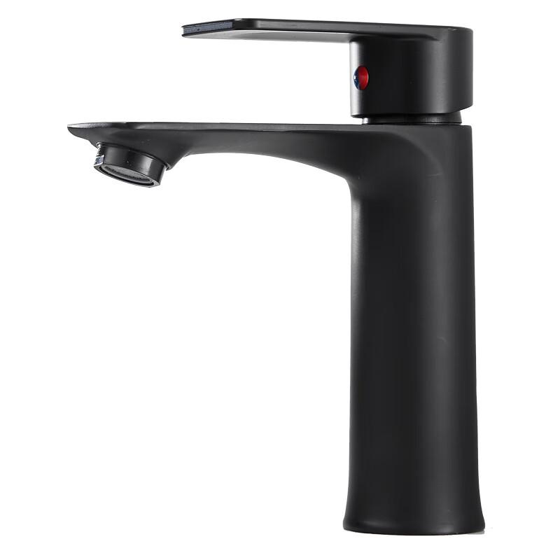 Xuanyong Black Single-Handle Bathroom Faucet