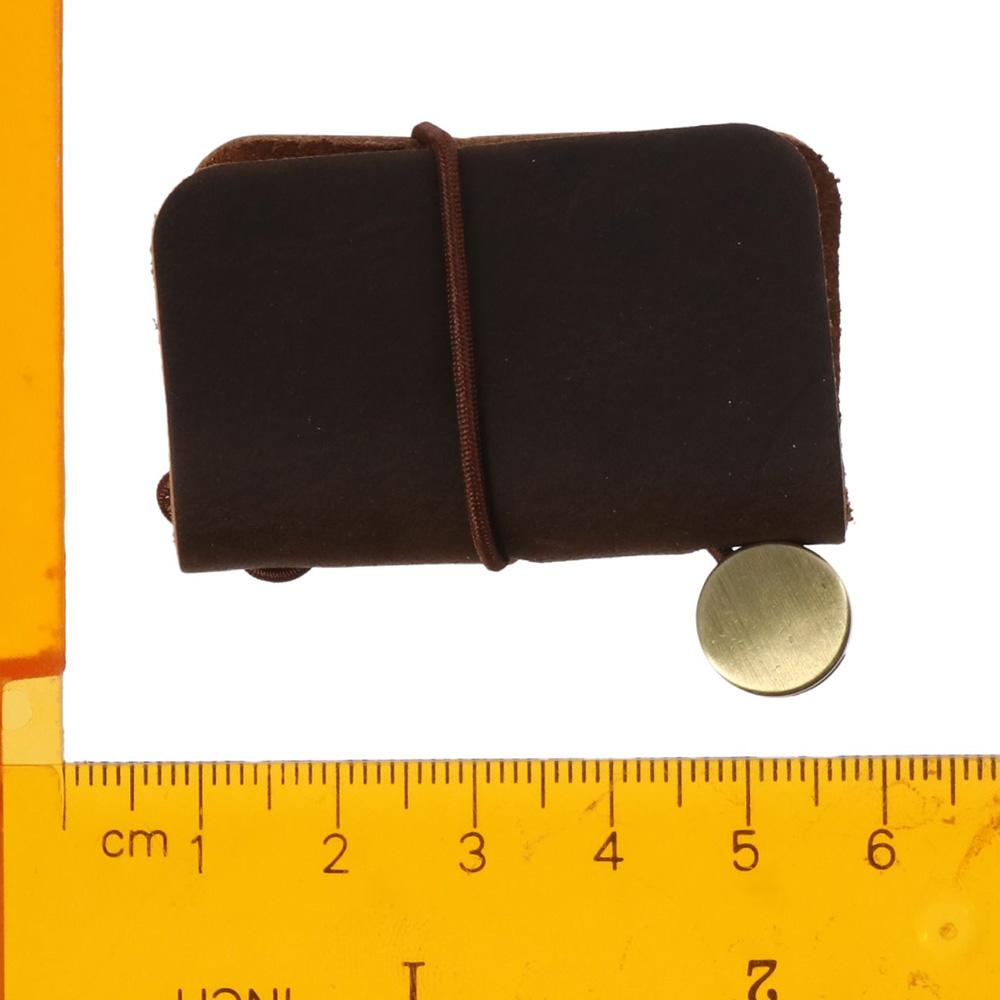 Mini Größe Miniatur Notizbuch mit Ledereinband und Riemen Taschenkalender Reisetagebuch