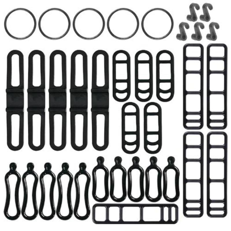 10pcs Silicone Mount Bands Light Rubber Straps for Headlight Taillight Fixing Universal Bike Motorcycle Bicycle Accessories