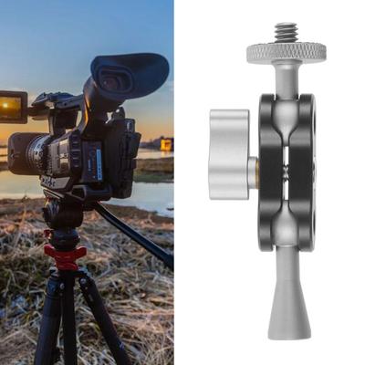 Flexible Articulating Magic Arm with Dual Ball Heads for Camera Monitor and LED Light CNC Machined Aluminum Alloy with 1/4 Inch Screws