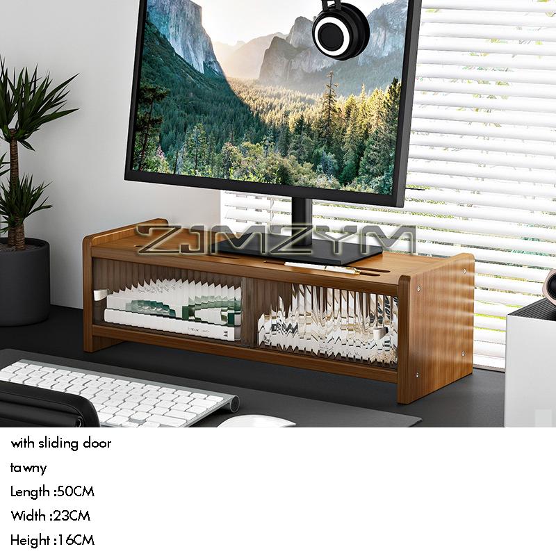 Computer Monitor Shelf TV Stan Desktop Laptop Stand Computer Desk Heightening Stand Base