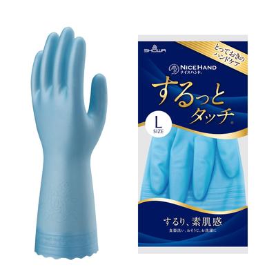 Showa Gloves Cooking Care Nice Hand Strut Touch L Size Sapphire Blue 1 Pair Gloves/Hand