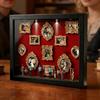 DIY Mini Museum Miniature Scene, Small Display Frame with Spotlight, Mini Museum Silhouette Frame Decor For Wedding Holiday Home