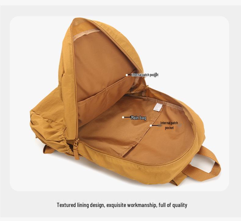 Women's Large Capacity Japanese Color Block Backpack for College & High School Students