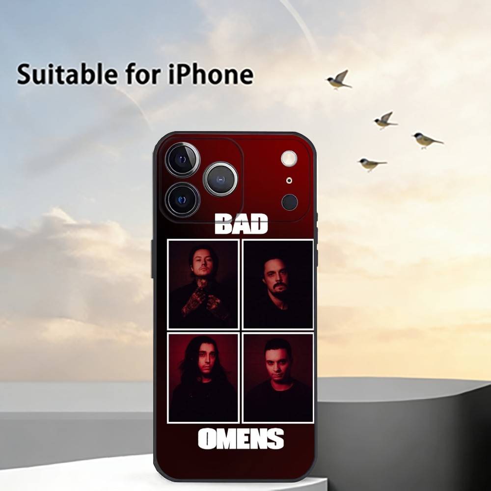 

B-Bad Omens CONCRETE JUNGLE Чехол для телефона Для iPhone 17,16,15,14,13,12,11 Plus,Pro Max,XS,Мягкий силиконовый черный чехол iPhone12PRO