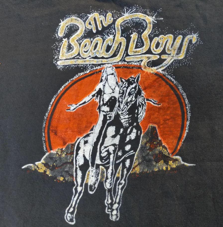 The Beach Boys Band Tour Unisex Cotton Black Shirt black Unisex XZ939 Unisex T-Shirt S