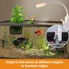 Aquariumleuchte Einstellbar Pflanzenwachstum Clip-On Aquariumlampe 3 Beleuchtungsmodi Kleine Nachttischlampe Einstellbare Helligkeit Fischbecken
