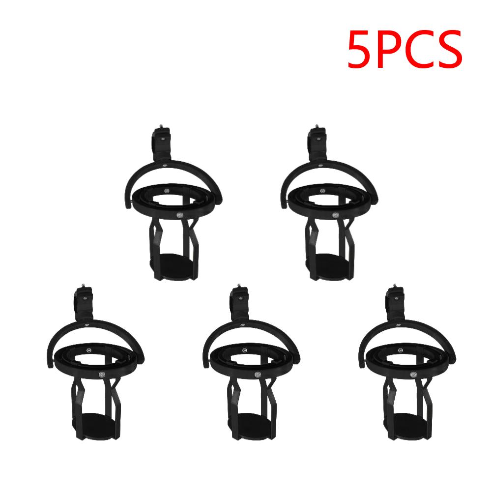 1-5PCS Gyroscopic Cup Holder Self Leveling Cup Holder Clamp Adjustable Clip On Hanging Cup Holder for Bicycles Electric Scooters