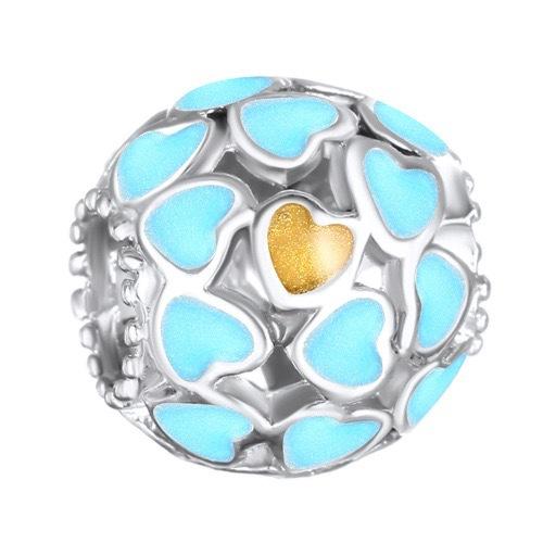 S925 Silver Cute Bear Giraffe Flower Heart Butterfly Bead Bracelet DIY Jewelry Making Kit