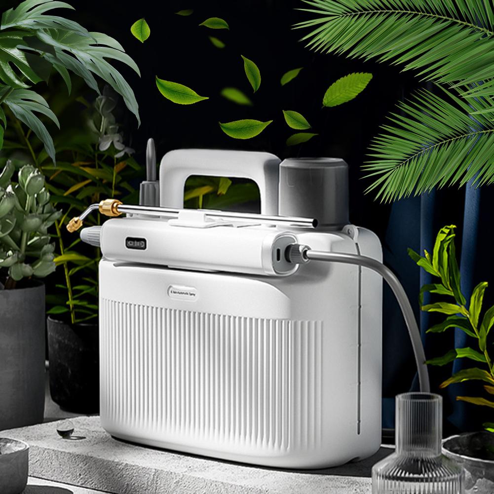 Shoulder Style Electric Sprayer 5L Watering Can With Spray Gun Automatic Garden Plant Mister USB Rechargeable Irrigation Tool
