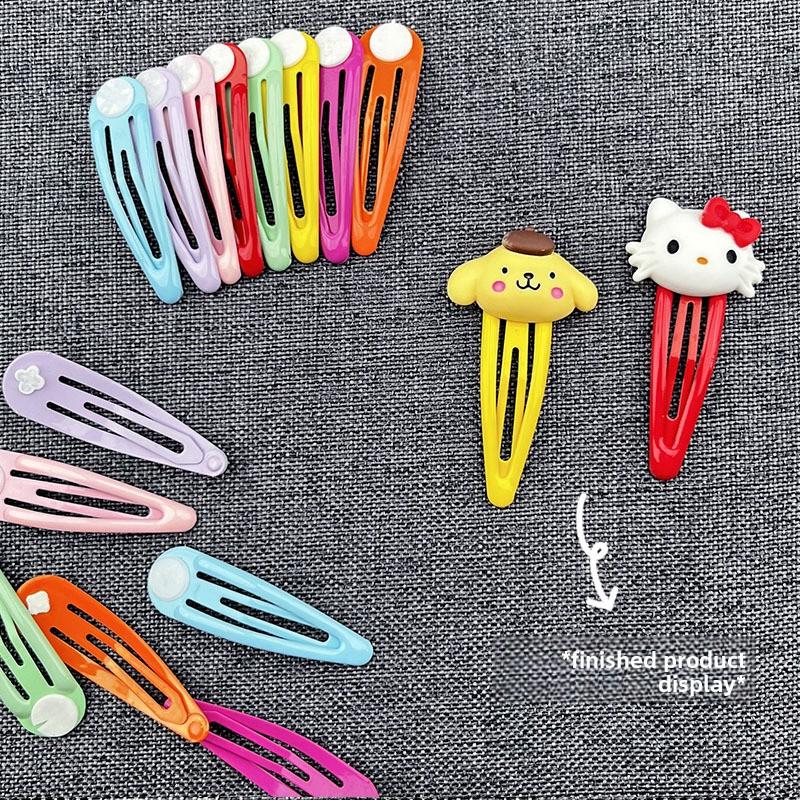 

Стучащий элемент Маслокапельный BB Зажим для волос Капля воды Зажим Клейкий аксессуар Зажим с прокладкой Материал для заколки 1pc ярко-красный