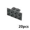 MOC Bracket 20PCS  Compatible 93274 21731 Buildings Blocks 1x2-2x4 Collections Bulk Support Toy For High-Tech Set