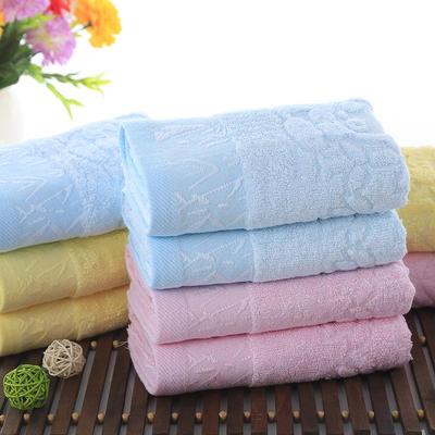 Bamboo Fiber Charcoal Face Towel - 110g, Thickened Household Washcloth