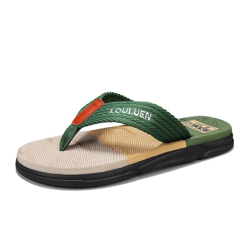 

Flip-flops summer new men s non-slip outer wear beach wear-resistant trend men s outdoor leisure pinch feet cool slippers 45