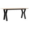 VidaXL Table Basse Cadre en Y, Table d'Appoint, Bout de Canapé, Meuble de Salon Salle de Séjour, 110x40x45 cm Bois de Pin 3282711