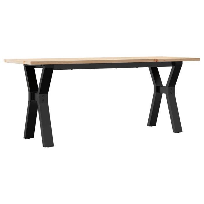 VidaXL Table Basse Cadre en Y, Table d'Appoint, Bout de Canapé, Meuble de Salon Salle de Séjour, 110x40x45 cm Bois de Pin 3282711