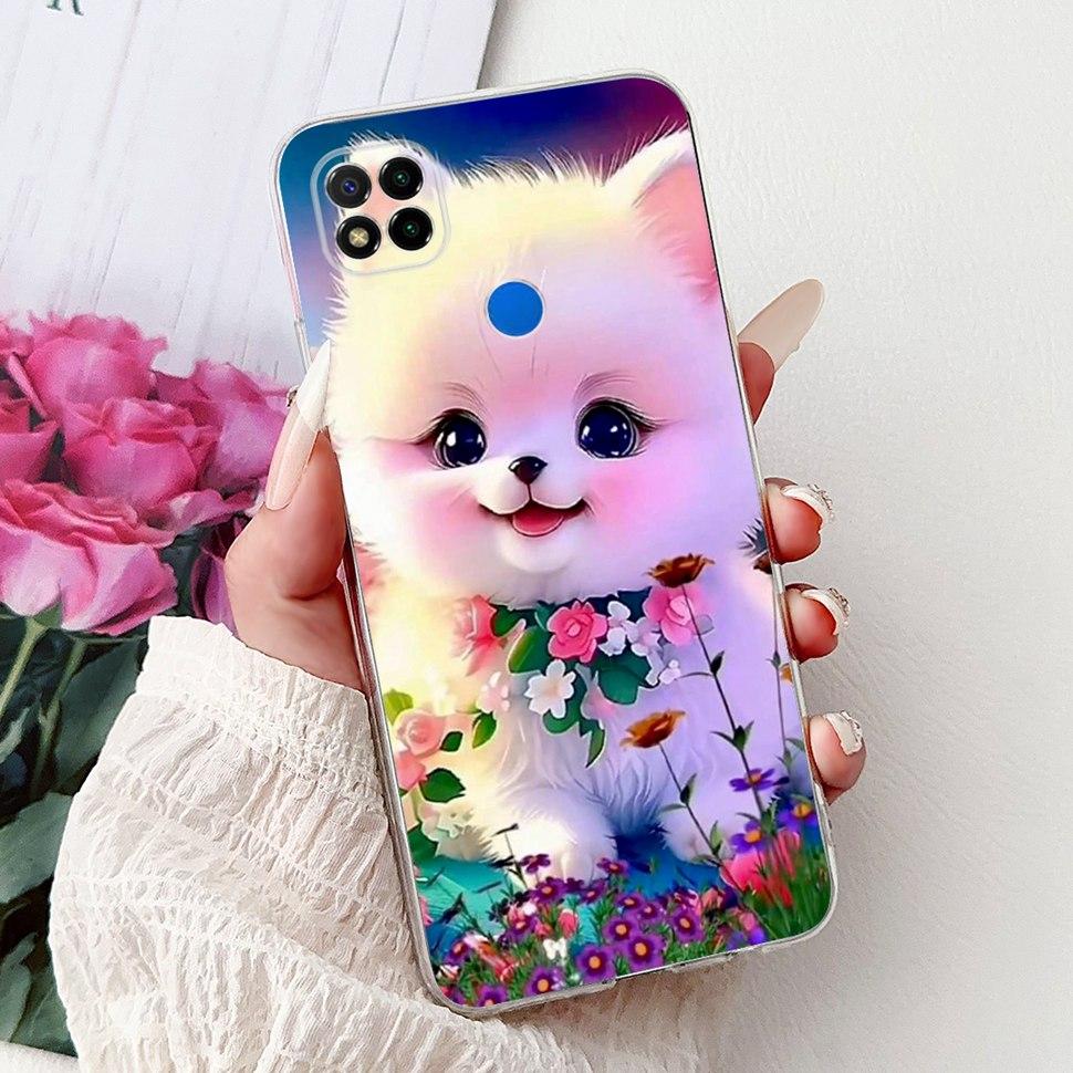 Coque pour Xiaomi Redmi 9C Mode Chat Coque Arrière de Téléphone Pour Xiaomi Redmi9C 9 C Redmi 9C Coque Souple en Silicone 6.53'' Sacs Pare-chocs