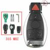 BGA Style 3+1 Button Remote Smart Key 315MHZ NEC Chip for Benz GL CL S 2007-2014