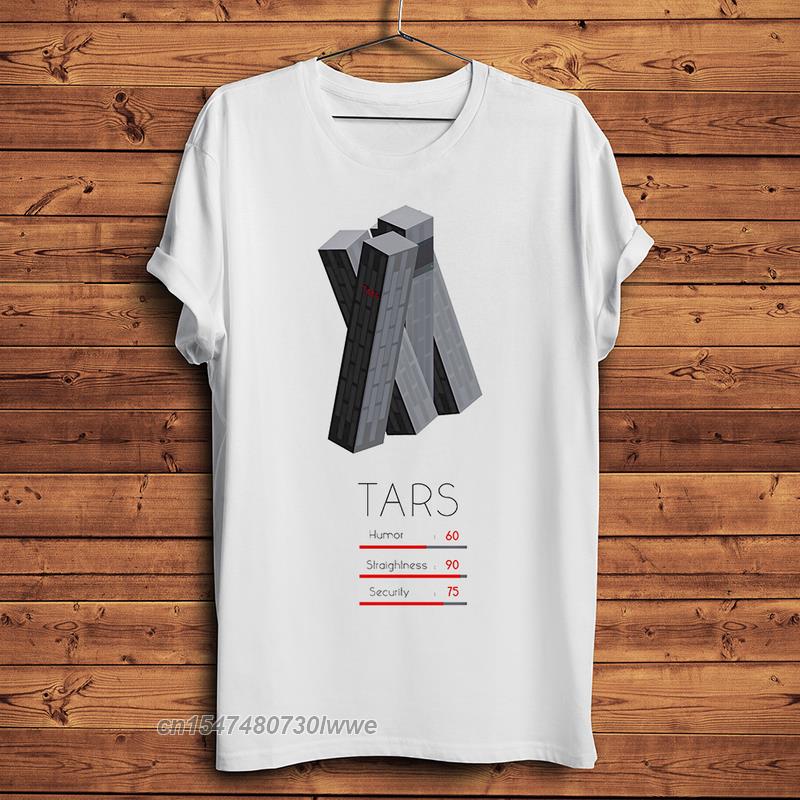 Interstellar Cute Humor Robot Tars Humorous Geek T Shirt Unisex Holiday Casual Tshirt Unisex Humorous Droid Geeker Streetwear Tee S